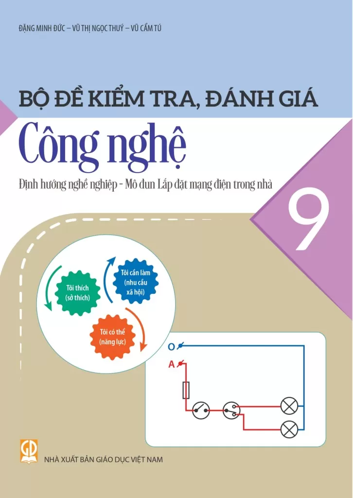 BỘ ĐỀ KIỂM TRA, ĐÁNH GIÁ CÔNG NGHỆ LỚP 9 - ĐỊNH HƯỚNG NGHỀ NGHIỆP - MÔ ĐUN LẮP ĐẶT MẠNG ĐIỆN TRONG NHÀ (Theo chương trình GDPT 2018)